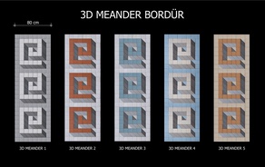 3D Meander Bordür